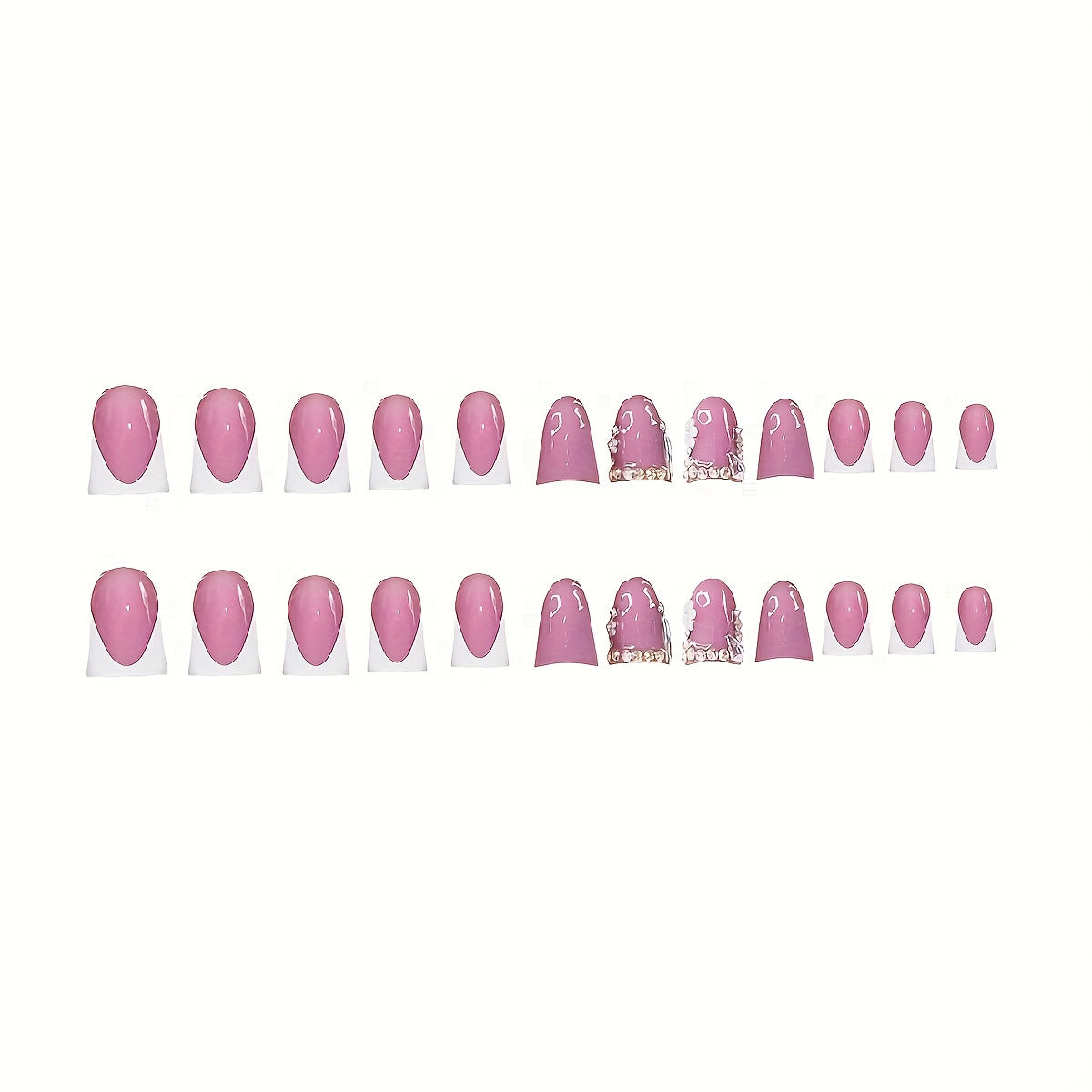 Elegantes Acryl-Nagel- und Zehenkunst-Set Brehn