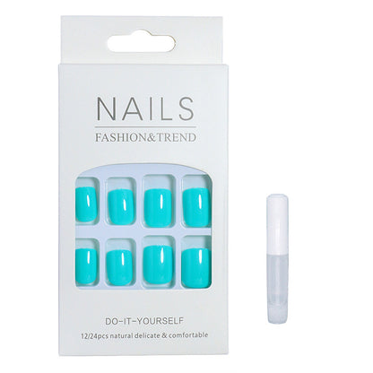 Premium DIY Natürliche falsche Fingernägel Kit Brehn