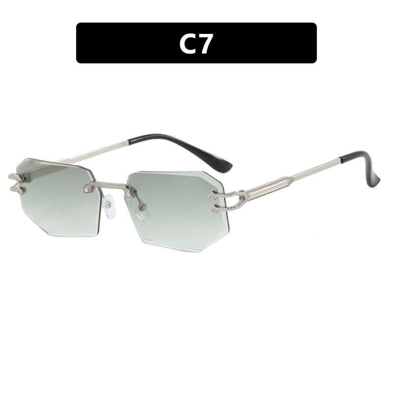Damen geometrische Fashion-Sonnenbrille Brehn