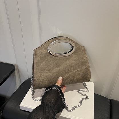Modische Denim-Clutch