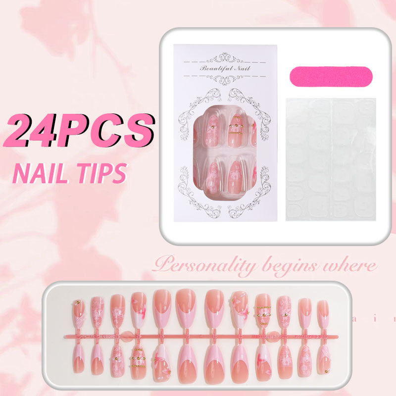 Dekoratives Press-On Nagelset Brehn