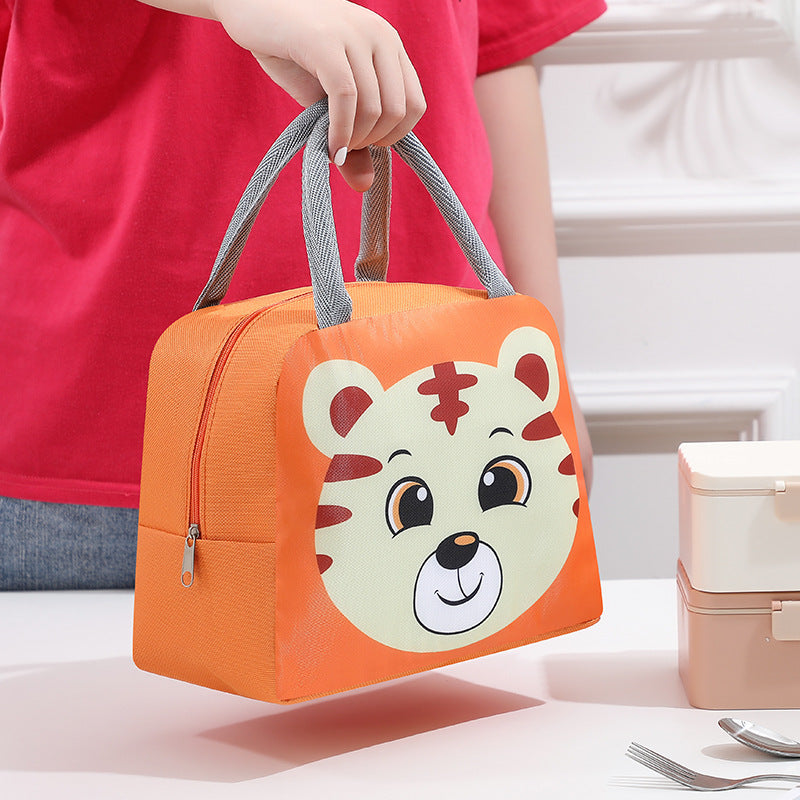 Süßes Hasen-Themen Isolierte Lunch Tasche Brehn