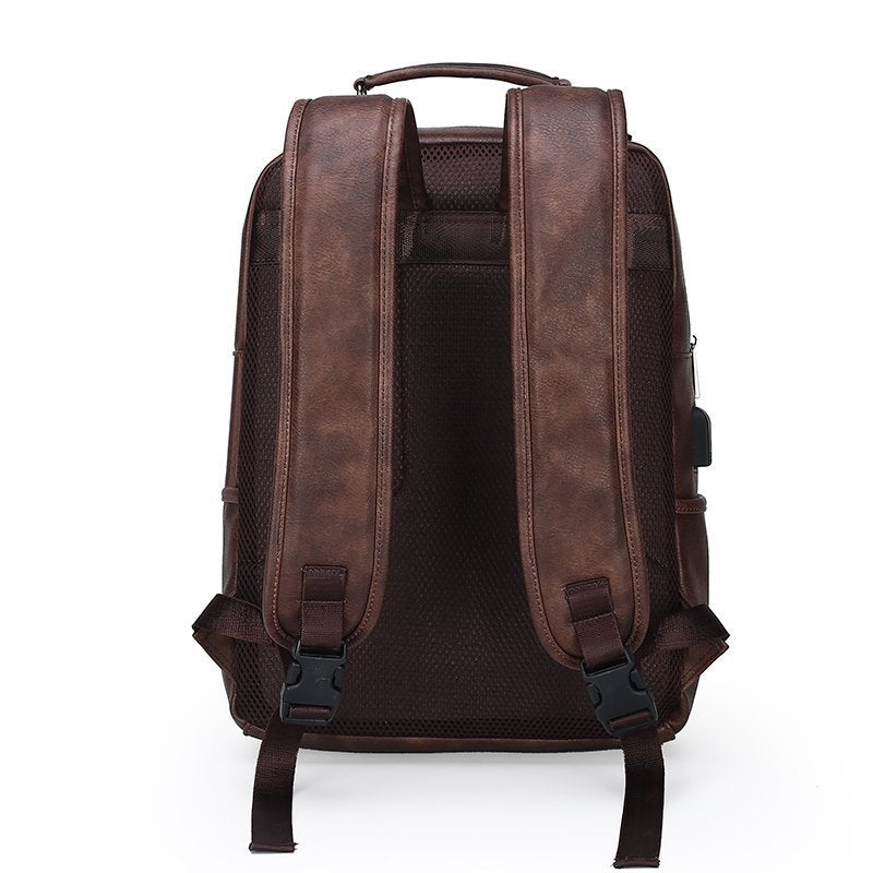 Premium Vintage Leder Rucksack Brehn