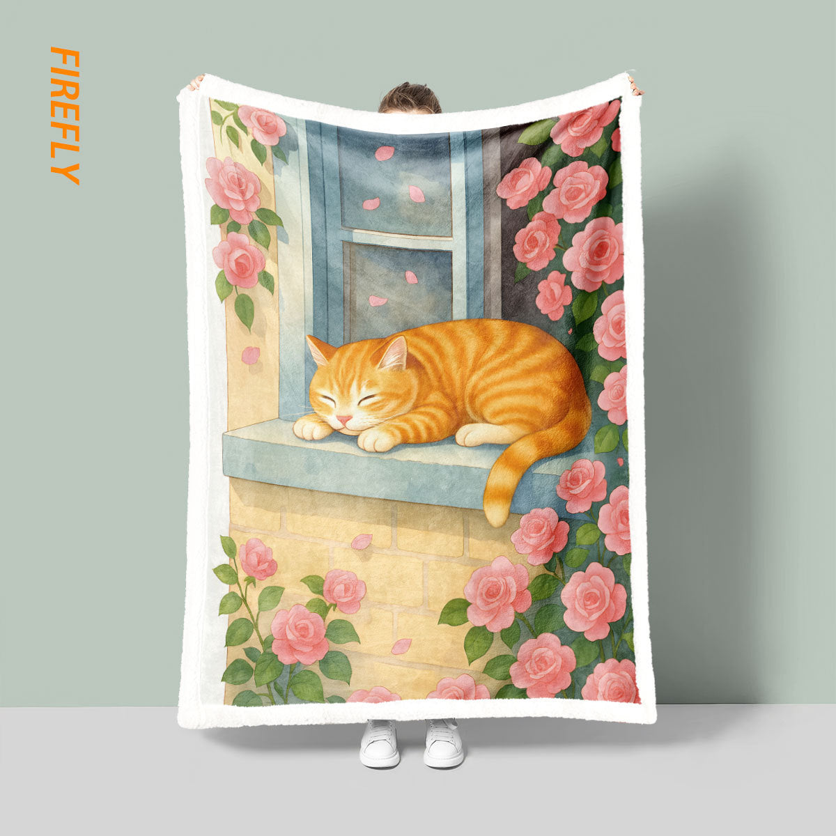 Spaß Cartoon Katze Decke