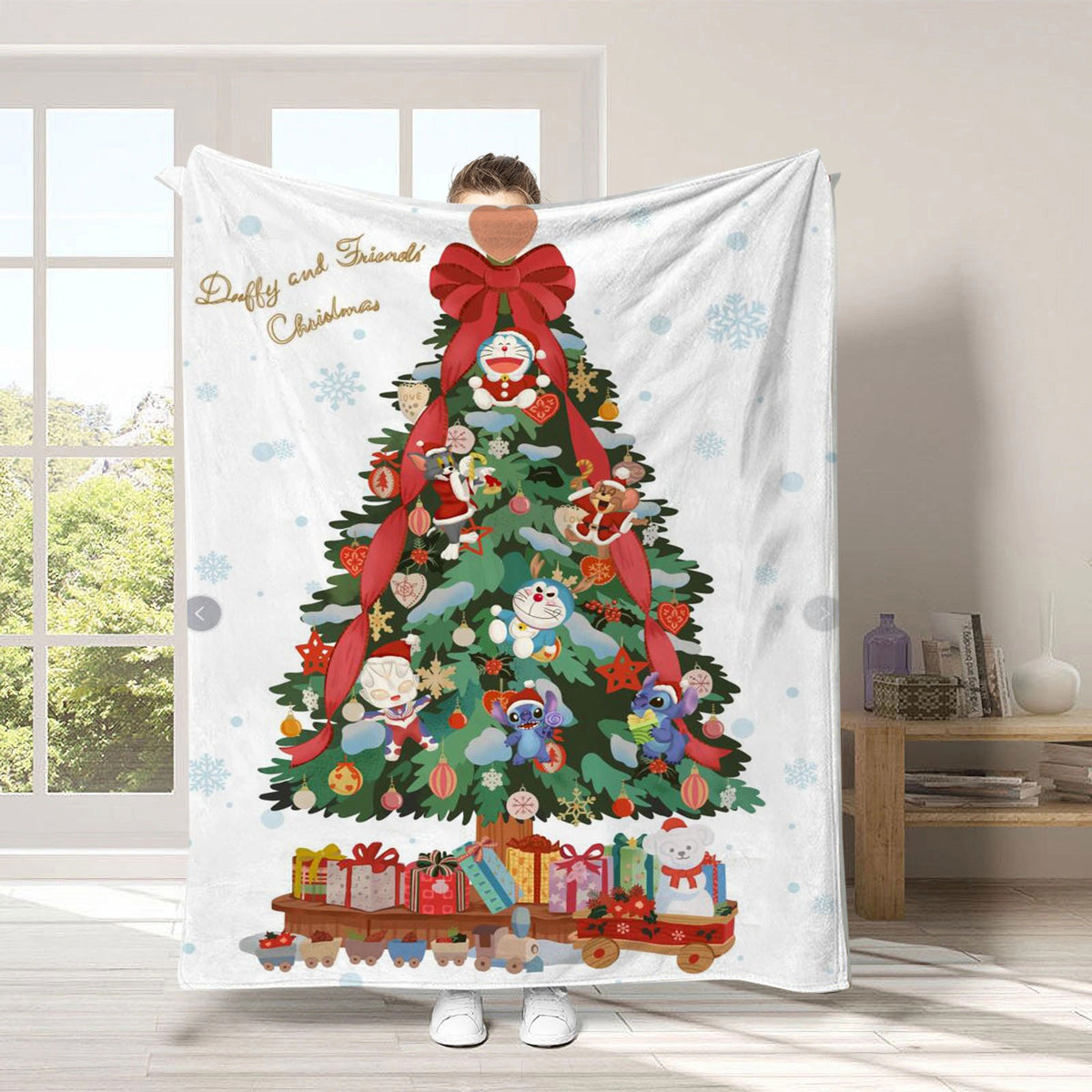 Urlaubsbedingte Fleece-Wurfdecke