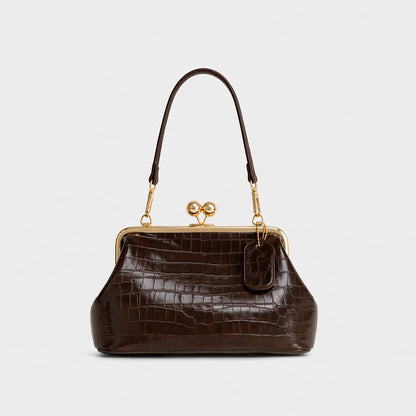 Krokodilmuster Abendhandtasche