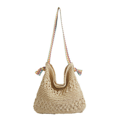 Handgefertigte Strohtasche