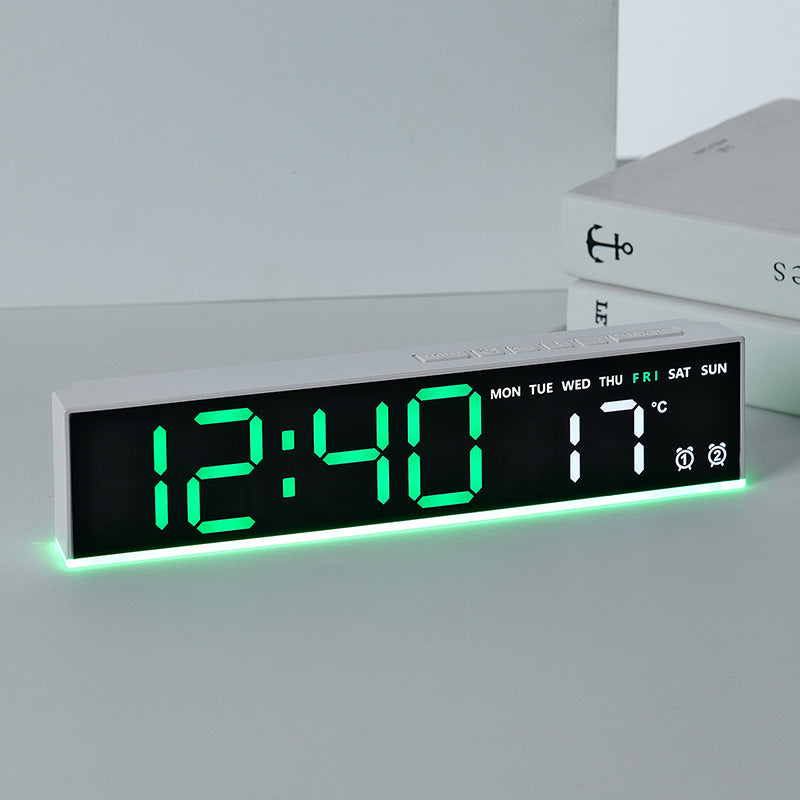 Digitaler Wecker mit großem LED-Display und Temperaturanzeige Brehn