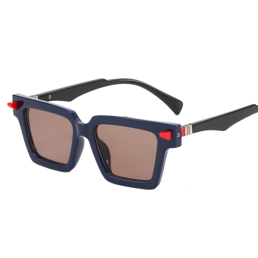 Damen modische Sonnenbrille mit einzigartigen geometrischen Akzenten Brehn