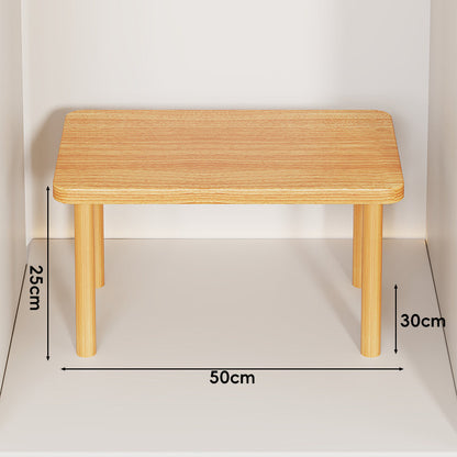 Verstellbarer Mehrhöhe Holz Monitorständer und Desktop Regal