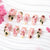 Florales Design Dekorative Press-On Nagelset Brehn