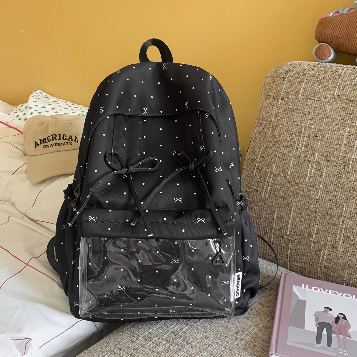 Stylischer gepunkteter Rucksack Brehn