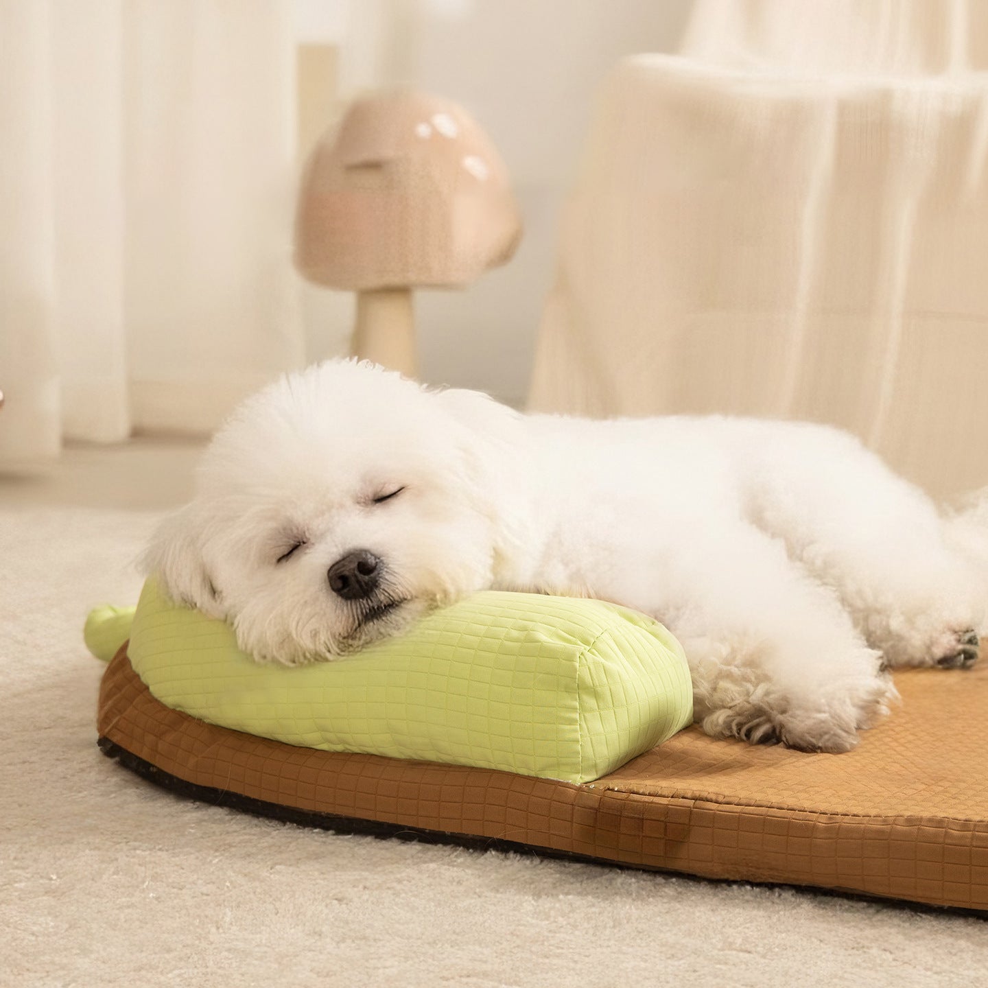 Verspieltes Froschförmiges Hundebett