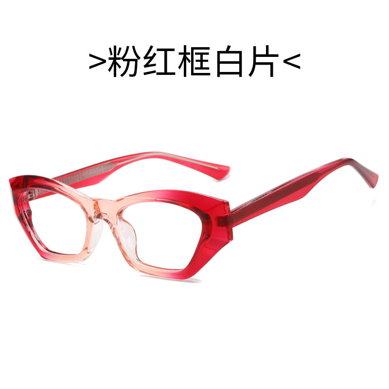 Damen Cat-Eye Sonnenbrille mit modernen transparenten Akzenten Brehn