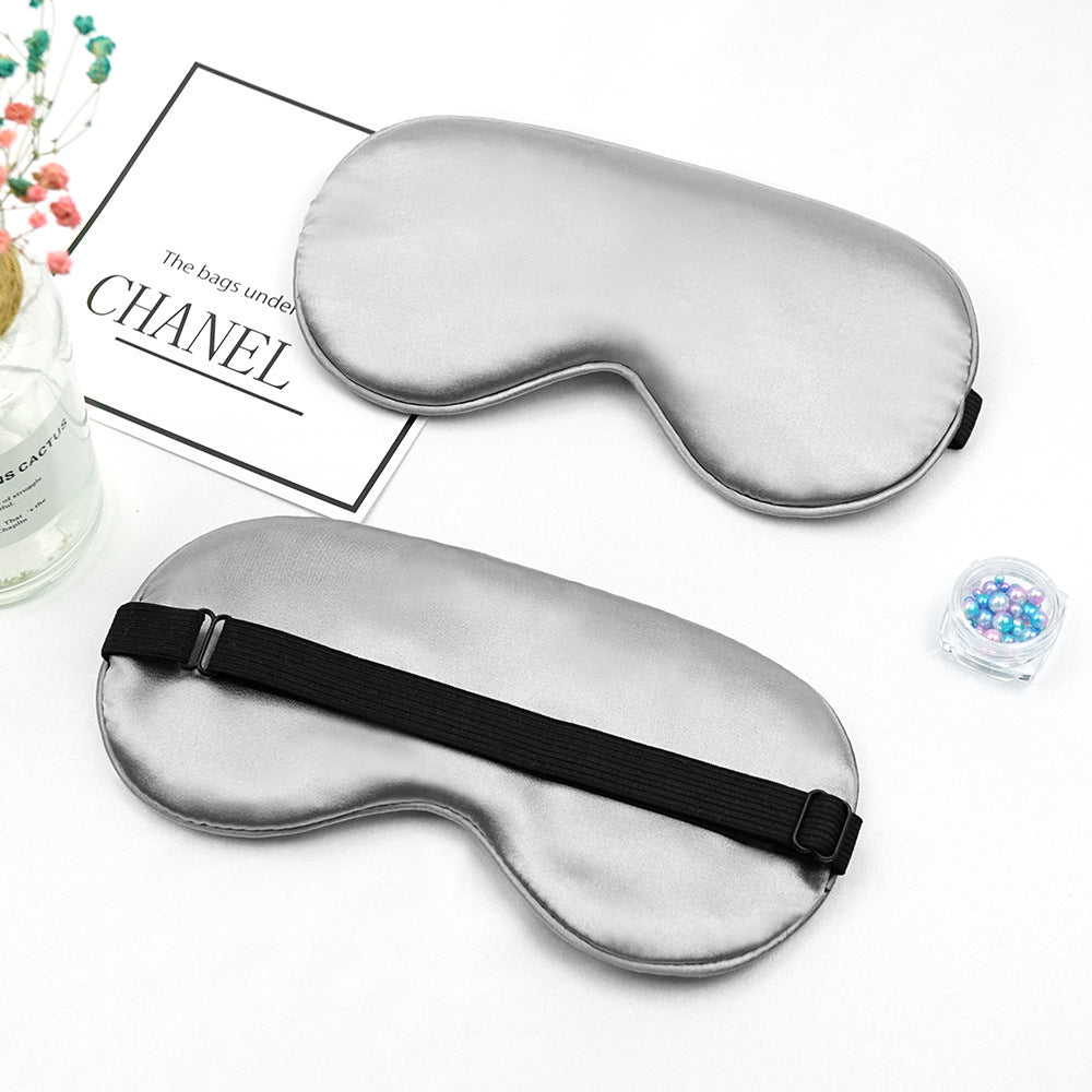Unisex nan luxuriöse seidene Schlafmaske mit konturierter Augenmulde und verstellbarem Elastikband Brehn