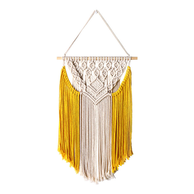 Dekorative Macramé Wandbehang