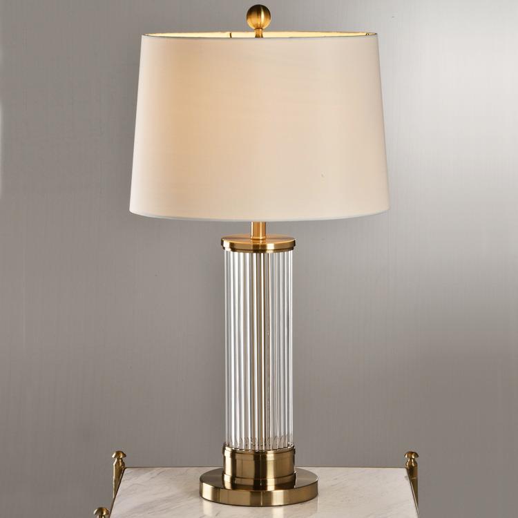 Elegante Kristall Tischlampe