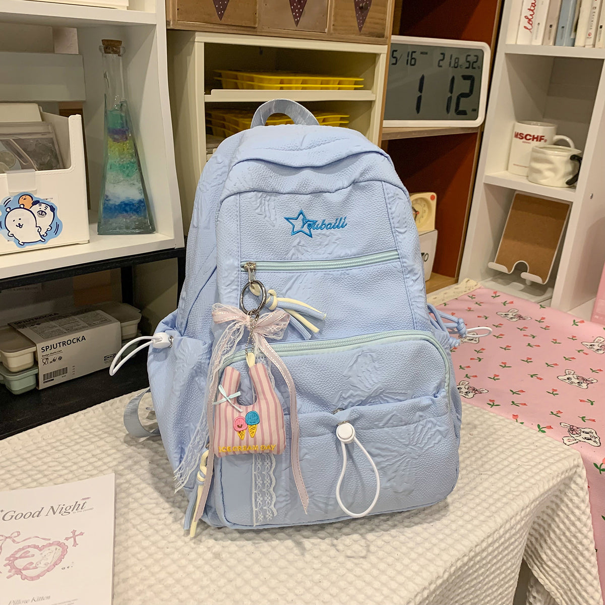Stylische Texturierte Rucksack Brehn