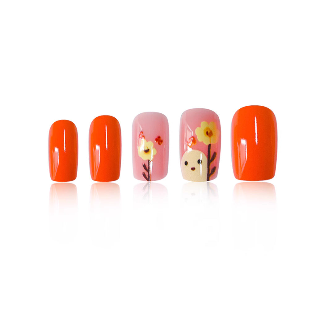 Künstlerische Floral Nagelkunst Brehn