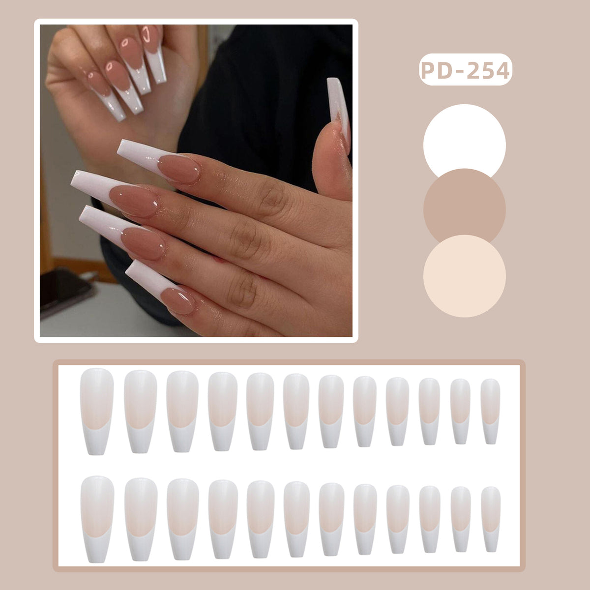 Premium Stiletto Press-On Nägel Brehn