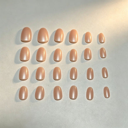 Natürlicher Finish Press-On Nagelverlängerungen Brehn