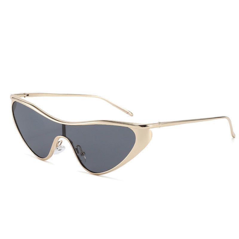 Damen futuristische Sonnenbrille im schlanken Design Brehn