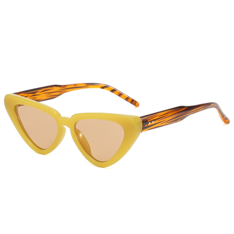 Damen stilvolle Cat-Eye Sonnenbrille mit auffälligem Design Brehn