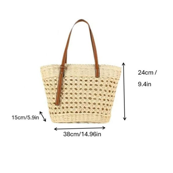 Handtasche mit Elegantem Geflochtenem Design Brehn