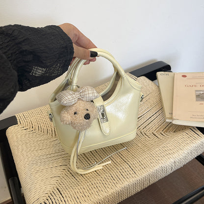 Niedlicher & Eigenwilliger Plüschbär Akzent Handtasche