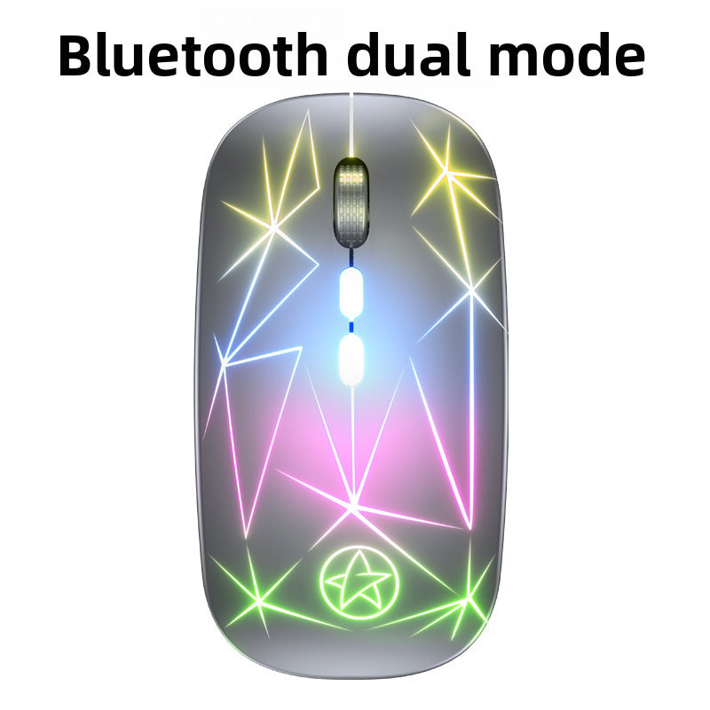 Bluetooth Gaming-Maus mit Dual-Modus und Rgb-Beleuchtung Brehn