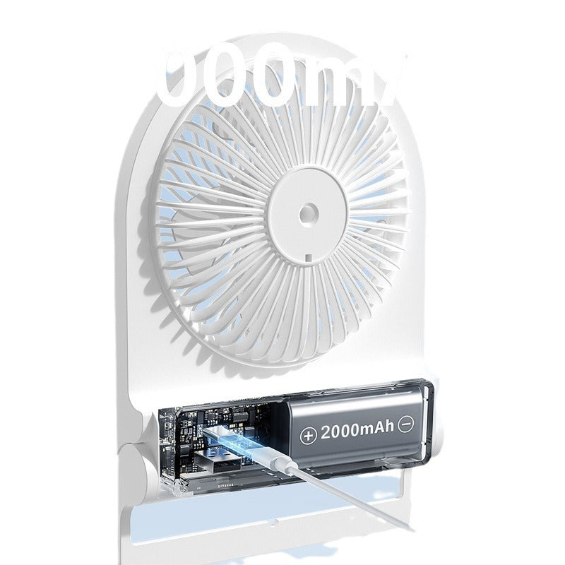 Kompakter wiederaufladbarer Tischventilator Brehn