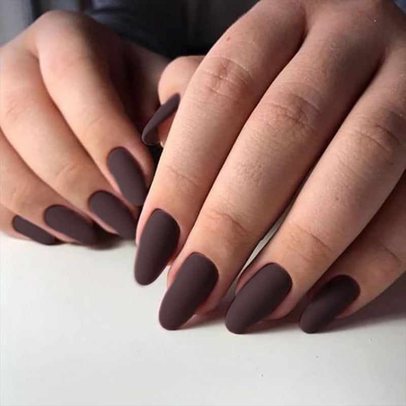 Matte Finish Press-On Nagel Extensions Brehn