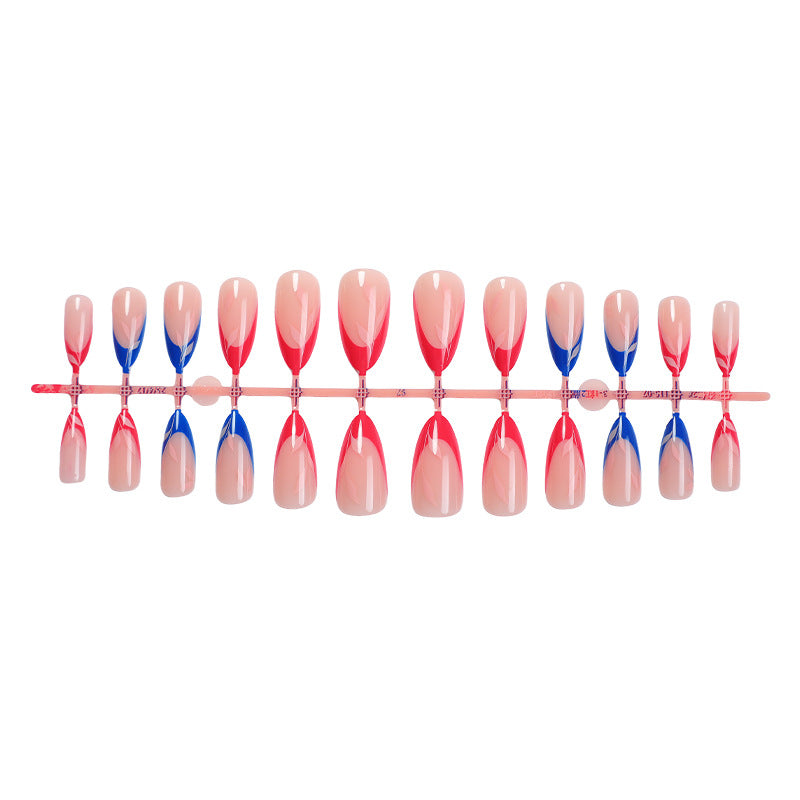 Press-On Nagelkunst Set mit elegantem Farbverlauf Design Brehn