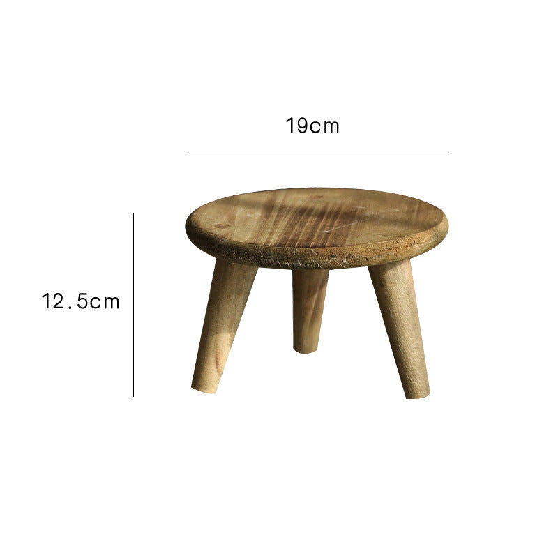 Stilvoller Beistelltisch aus natürlichem Holz Brehn