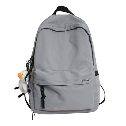 Vielseitiger lässiger Rucksack mit Plüsch Charm Brehn
