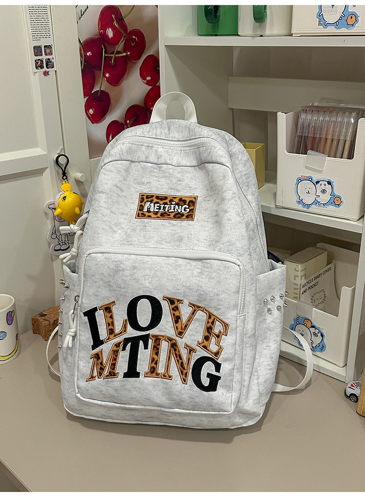 Chic lässiger Canvas-Rucksack Brehn