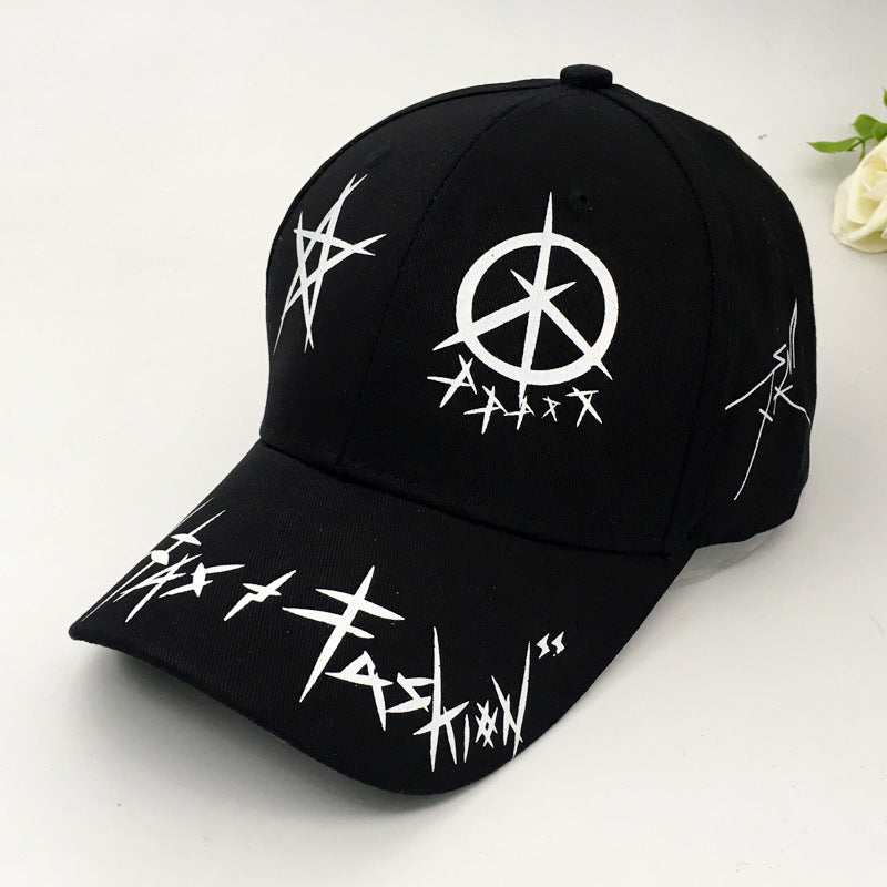 Herren Künstlerische Grafische Snapback Mütze Brehn