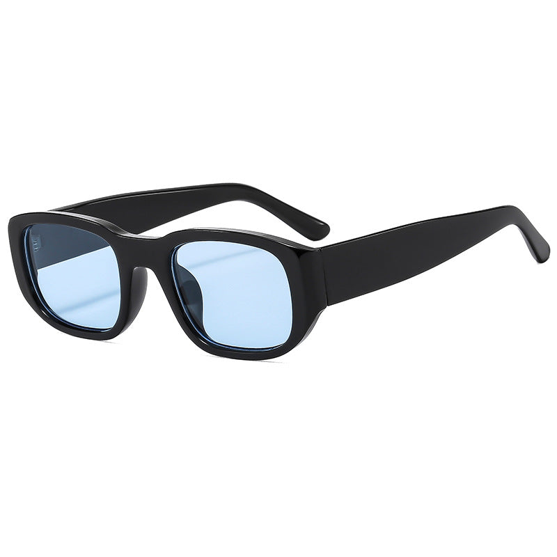 Damen modische Sonnenbrille mit innovativem, rechteckigem Rahmen Brehn