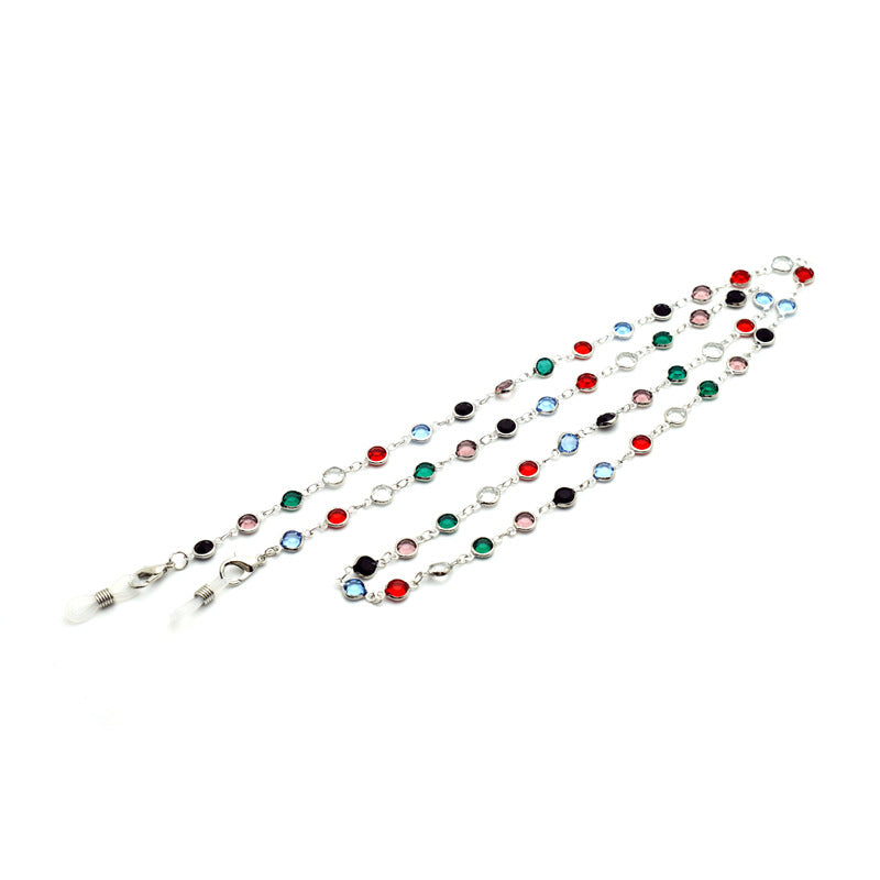 Bunte Edelstein Brillen Kette Brehn