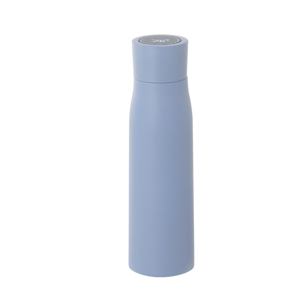 Unisex nan vakuumisolierte Edelstahl-Trinkflasche mit schlankem ergonomischem Design und auslaufsicherem Schraubverschluss Brehn