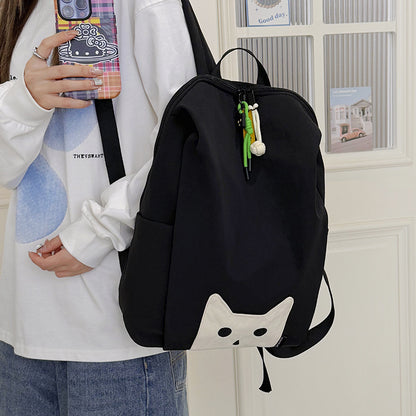 Verspielt katzenmotivierte lässige Rucksack Brehn