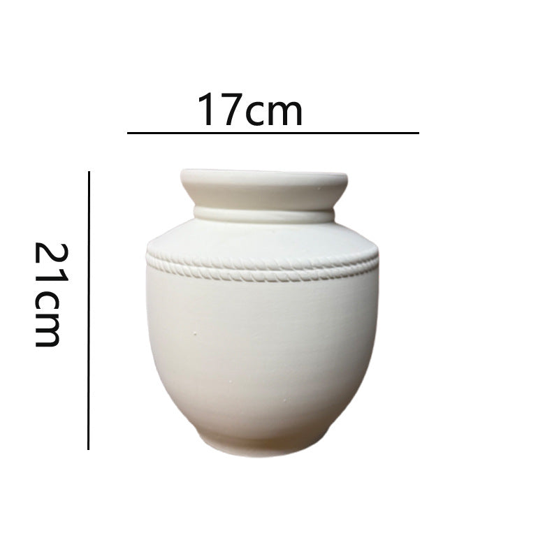 Handgefertigte Tonvase Brehn