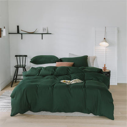 Bettwäsche-Set aus atmungsaktivem Baumwoll-Perkal mit temperaturausgleichender Verarbeitung