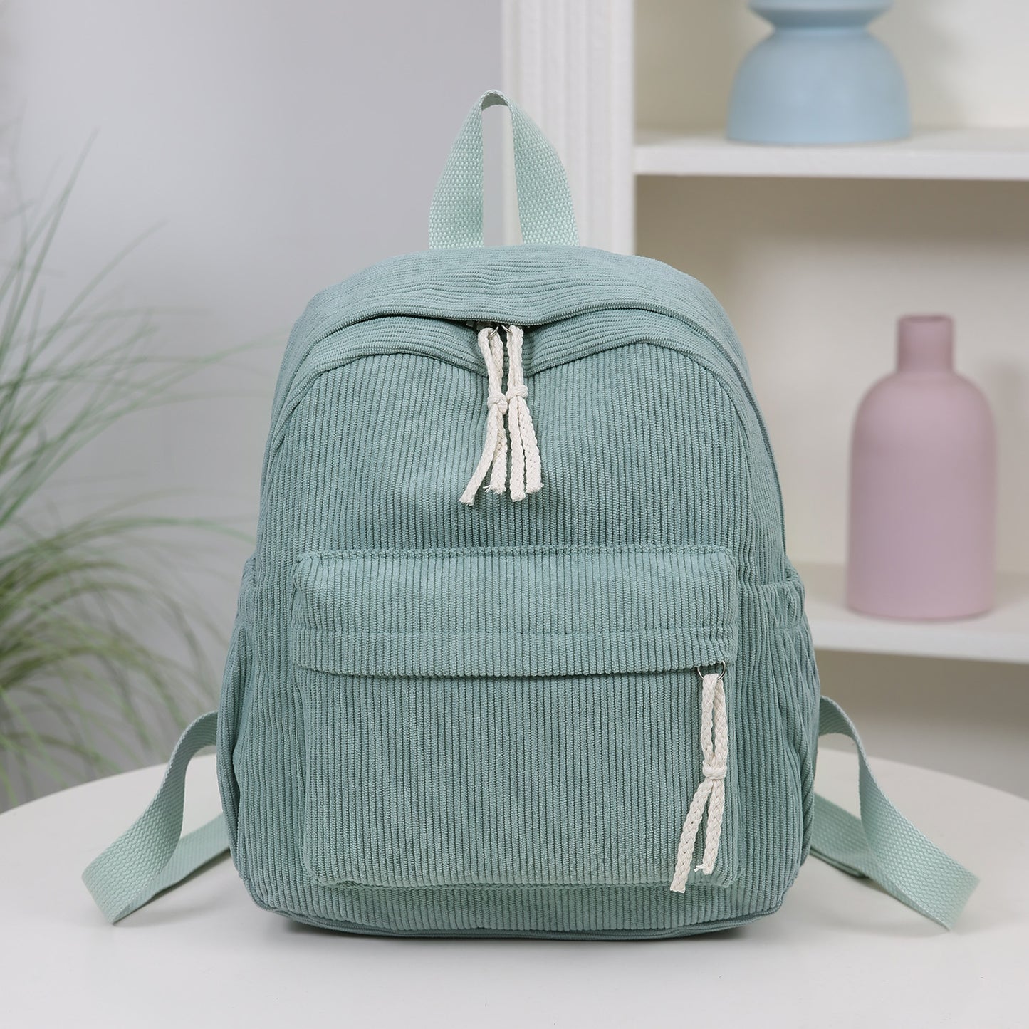 Cord-Rucksack mit Praktischem Frontfach Brehn