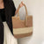 Handtasche Aus Geflochtenem Naturmaterial mit Quastendetails Brehn