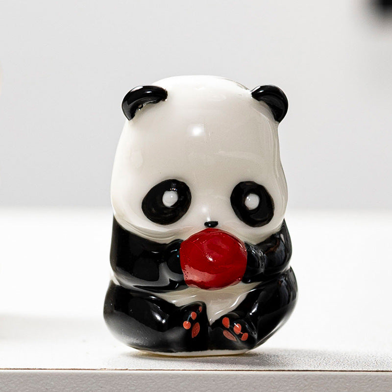 Niedlicher Panda Dekorationsfigur Brehn