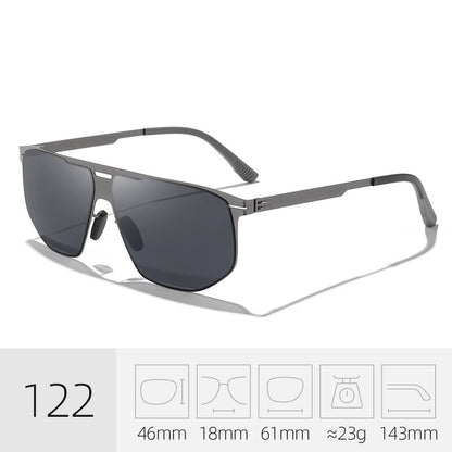 Trendy Quadrat Rahmen Sonnenbrille Brehn