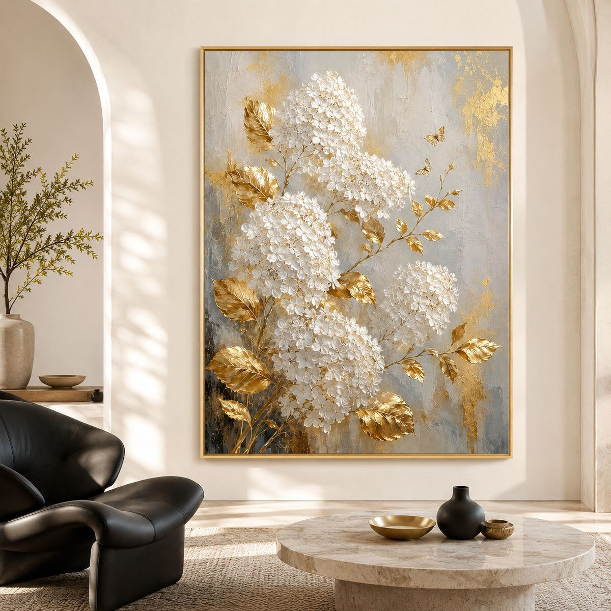 Dekorative florale Leinwandkunst