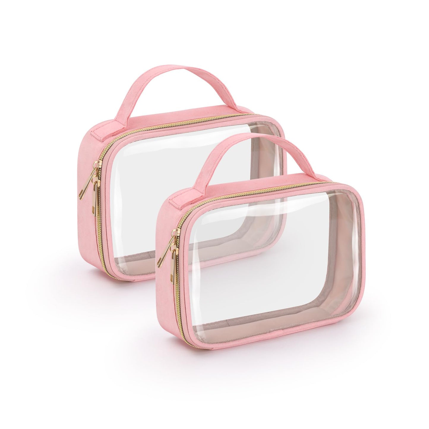 Damen durchsichtige Kosmetiktaschen Set Brehn