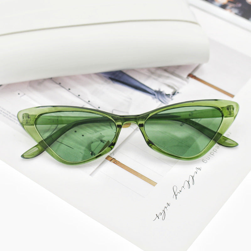 Damen Cat-Eye Sonnenbrille mit sorgfältig gestaltetem Rahmen Brehn